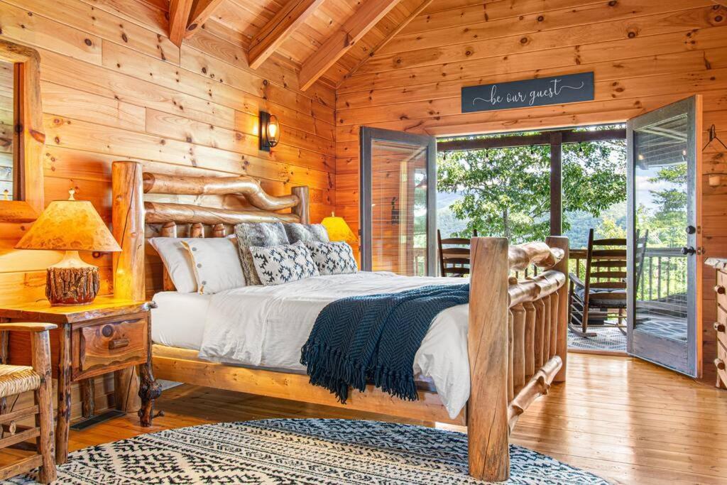 Cherry Log Summit Cabin By Bk Stays - Family Friendly - Playground - Game Room - Jacuzzi - Amazing Mountain Views Luaran gambar