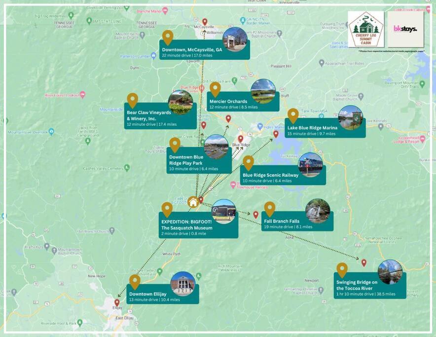 Cherry Log Summit Cabin By Bk Stays - Family Friendly - Playground - Game Room - Jacuzzi - Amazing Mountain Views Luaran gambar