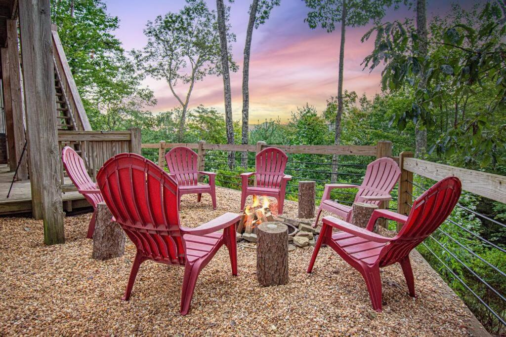 Cherry Log Summit Cabin By Bk Stays - Family Friendly - Playground - Game Room - Jacuzzi - Amazing Mountain Views Luaran gambar